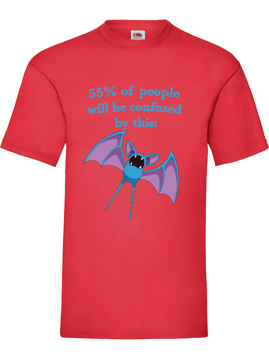 Rotes T-Shirt Bluse Pokemon Golbat Zubat Origin...