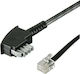 Kabel Telefoniczny Tae-n > Rj11 6m Czarny