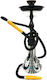 Deluxe Hookah 40cm Shisha Hookah Wooden Details & Design on the Container