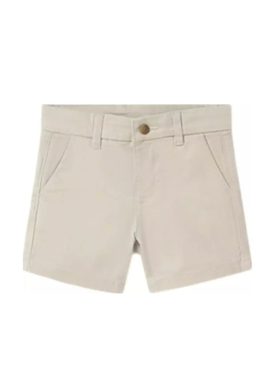 Kinder-Shorts/Bermudas Stoff Basic Beige