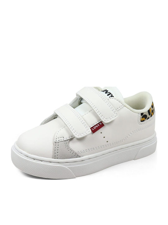 Levi's Mini Kids Sneakers with Scratch White