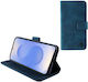 Lime Book Synthetic Leather / Silicone / Leather Blue (Galaxy S25)