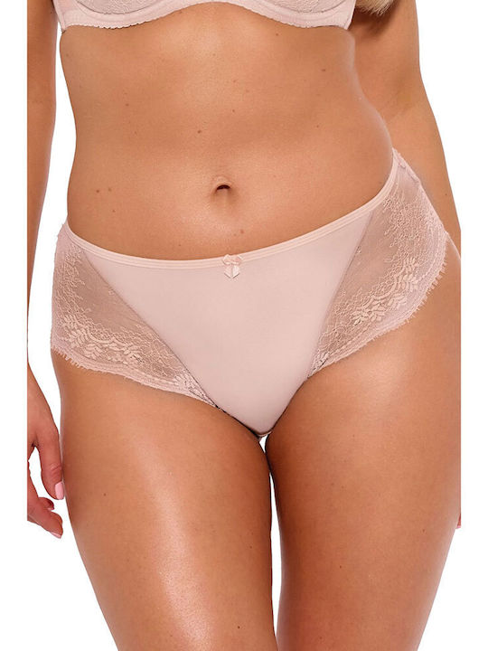 Gaia Women's Slip with Lace Soft Pink