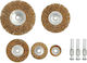 Vorel 06990 Wire Brush Tool 8mm Set of 5pcs