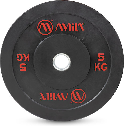AMILA 84831 Set of Plates Olympic Type Rubber x 5kg Φ50mm