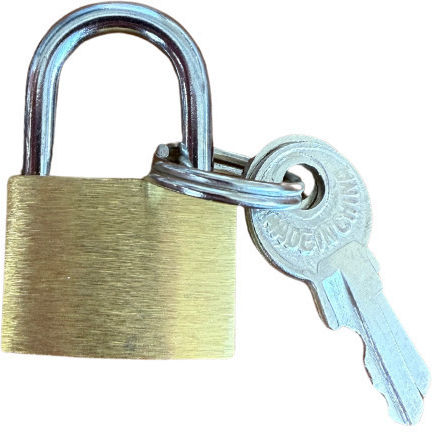 HOMie Padlock Brass with Key 20mm 1pcs