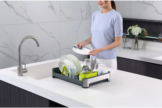 Eko Inox Geschirrabtropfer & Abtropfgitter Grau 43.5x8.1x32.5cm