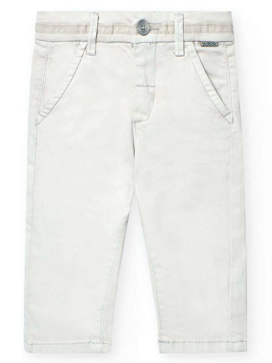 Boboli Παιδικό Παντελόνι Γκρι Stretch Satin