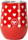 QuyCup Ποτήρι Θερμός Ανοξείδωτο BPA Free 280ml Hearts