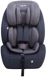 U-Grow i-Size 9-36 kg with Isofix Gray