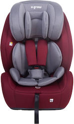 U-Grow i-Size 9-36 kg with Isofix Red
