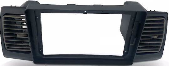 Bizzar DIN Fascia Panels 2 Din Compatible with Screen 9" for Toyota Corolla 2002-2006