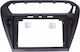 Bizzar DIN Fascia Panels 2 Din Compatible with Screen 9" for Citroen C-Elysee Peugeot 301 2012-2018