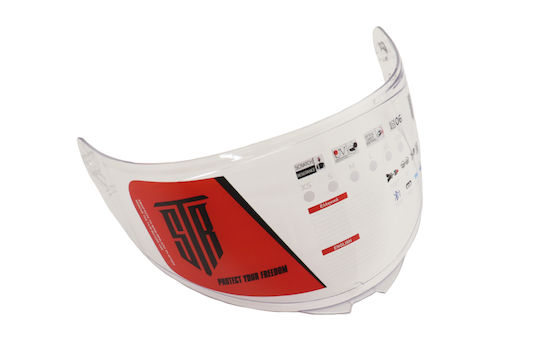 STR Vizor Casca Transparent 691-30-357000