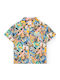 Kids Shirt Short Sleeve Printed Poplin Shirt