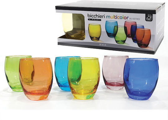 General Trade Set of Glass Water Glasses 370ml 6 Pieces