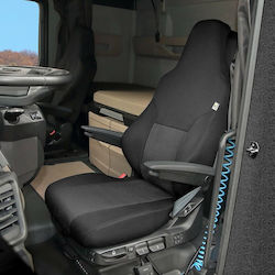 Tailor-made Truck Seat Cover Man Tgx Ii Driver's Seat From 2020 Onwards 1 Piece Black Grey