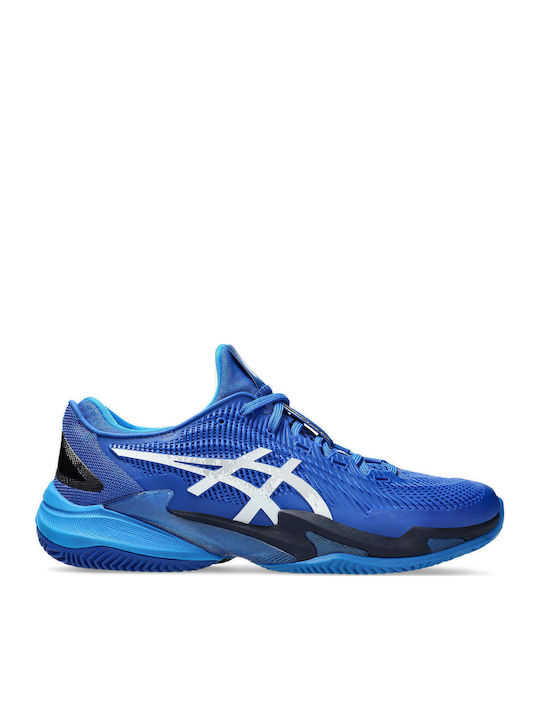 ASICS Court FF 3 Novak Ανδρικά Παπούτσια Τένις για Χωμάτινα Γήπεδα Μπλε