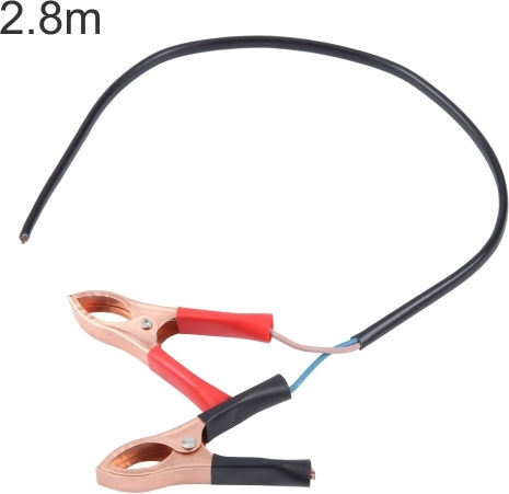 Crocodile Clip Charging Connection Cable Car Cable Length: 2.8m