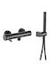Interflex Mischung Bade- / Duscharmatur Dusche Komplettes Set Schwarz
