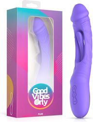 Good Vibes Only Flax Vibrating Dildo with G-Spot Stimulator Μωβ Good Vibes Only Flax Vibrating Dildo with G-Spot Stimulator Μωβ