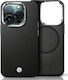 BMW Umschlag Rückseite Leder / Silikon / Kunststoff / Synthetisches Leder Schwarz (iPhone 14 Pro)