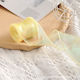 6cm X 9m Yellow Symphony Fishtail Thread Flower Cake Baking Packaging Ribbon Lace Decorative Tissue