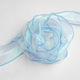 4cm X 9m Sky Blue Symphony Fishtail Νήμα Λουλούδι Κέικ Ψησίματος Συσκευασία Κορδέλα Δαντέλα Διακοσμητικός Ιστός