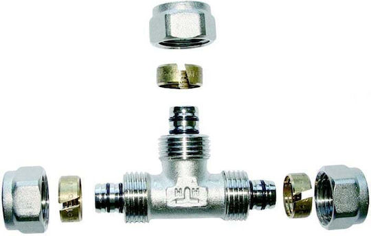 Invena Pipe Connection for Multilayer Pipe 16mm PA-08-002