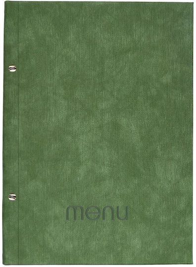 Nächste Restaurantmenü PU Bali Grün 24x32cm 10 Hüllen Schrauben