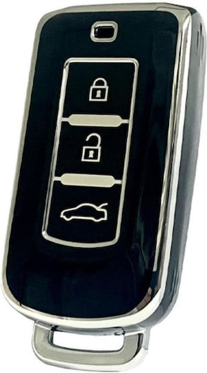 Carcasă de protecție TPU pentru cheie inteligentă tip Mitsubishi