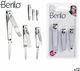 Berilo Nail Clippers Silver 12pcs