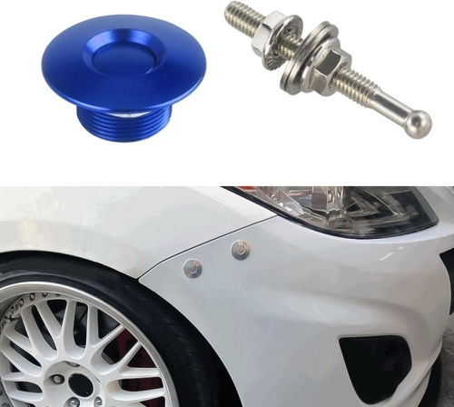 Kit Cleme Capotă Cu Eliberare Rapidă Butoane Pin 54 mm Oțel Inoxidabil Albastru