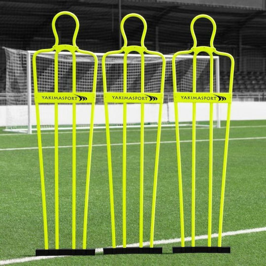 Yakimasport Ομοιώματα Παικτών για Προπόνηση Ποδοσφαίρου Κίτρινα