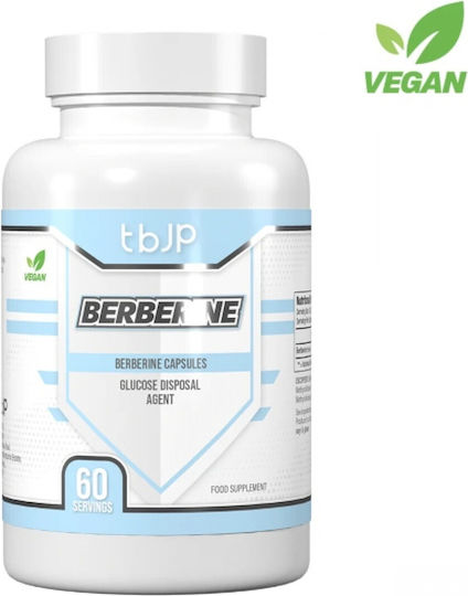 tbJp Berberine 500mg Ειδικό Συμπλήρωμα Διατροφής 60 κάψουλες