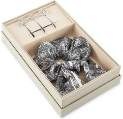 Guess Σετ Δώρου Sceunchies + Hairclips Gfboxwp34060 Coal
