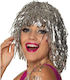 Tinsel Kasino Wig Metallic Silver 44164