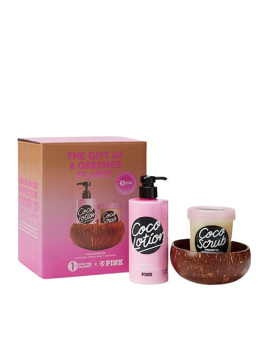 Victoria's Secret Coco Loțiune + Exfoliant Set Îngrijire Pentru Hidratare Victoria's Secret Coco Loțiune + Exfoliant Set Îngrijire Pentru Hidratare