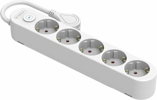 Silver Electronics Power Strip Silver