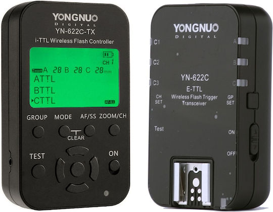 Yongnuo Yn-622c II E-TTL Wireless Blitz-Transceiver TX Controller Kit Canon 2er-Pack