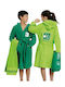 Palamaiki Kids Hooded Bathrobe Panathinaikos Lettuce