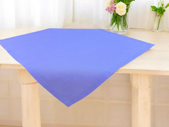 Linea Home Kariert Leinen 3688 Purple 85x85cm