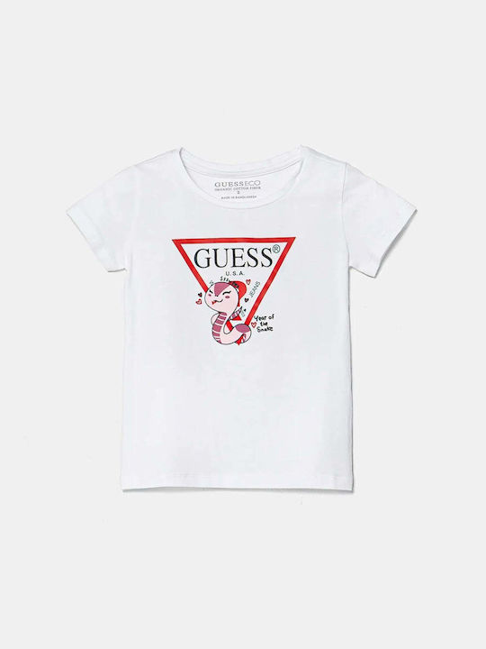 Guess Children's Blouse Short Sleeve White