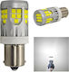 Λάμπα Αυτοκινήτου P21W / BA15S / R10W / DRL Canbus LED 5500K Ψυχρό Λευκό