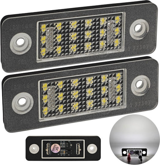 Светлини за регистрационната табела LED 12V за Volvo C30 2бр