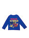 Kids' Shirt Long Sleeve Blue Walk On The Wild Side