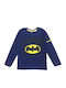 Παιδική Μπλούζα Μακρυμάνικη Navy Blue Batman