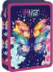 Must Team Filled Pencil Case Butterfly