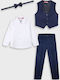 Kids' Suit Summer 4pcs BLACK