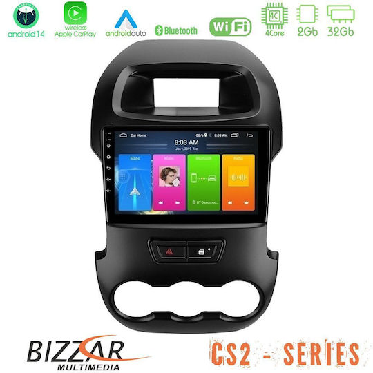 Bizzar Автомобилна Аудио Система (Блутут/USB/AUX/WiFi/GPS/Apple-Carplay/Android-Auto) с Тъчскрийн 9"